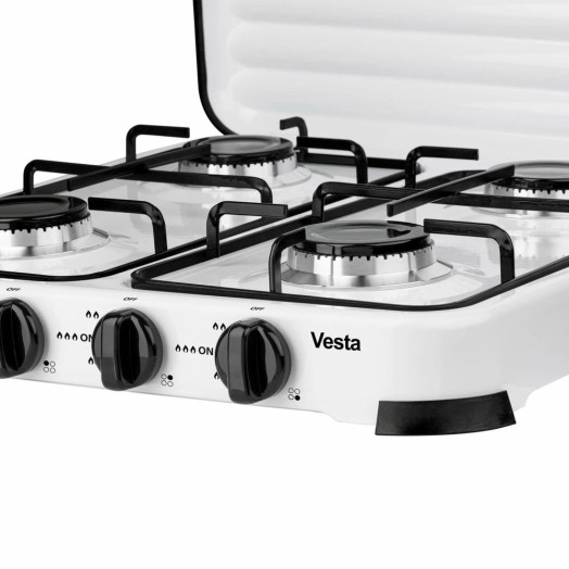 Настільна плита Vesta EGC02W біла
