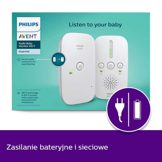 Електронний радіоняня Philips SCD502/26