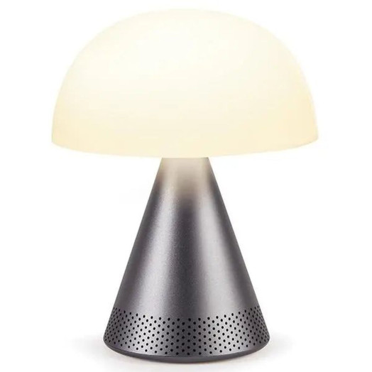 Світлодіодна лампа Lexon Mina Audio L з динаміком Bluetooth LH76MX сіра