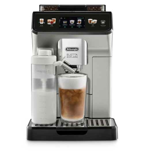 DeLonghi Eletta Explore ECAM450.55.S Кавоварка з льодом