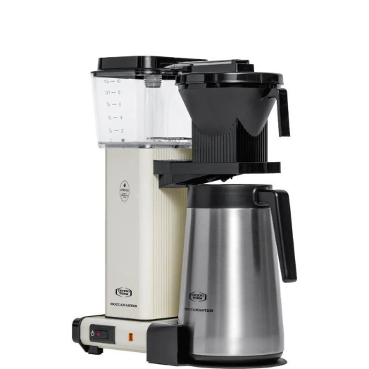 Біла кавоварка Moccamaster KBGT 741
