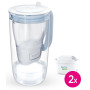 Глечик Brita Glass Filter 2.5l 2 картриджа