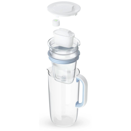 Глечик Brita Glass Filter 2.5l 2 картриджа