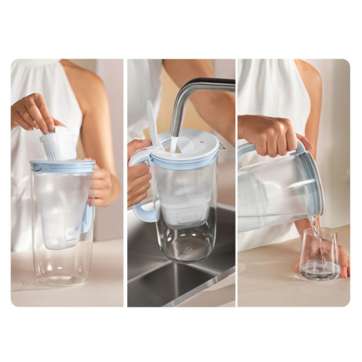 Глечик Brita Glass Filter 2.5l 2 картриджа