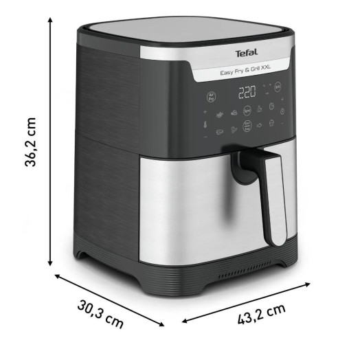 Tefal Easy Fry & Grill XXL EY801 1830 Вт 6,5 л Фритюрниця без жиру Мобільний додаток