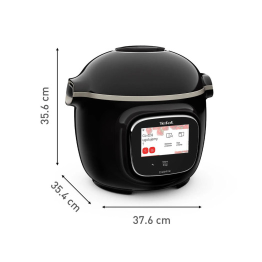 Tefal Cook4me Touch Wi-Fi CY9128 Фритюрниця + кришка для запікання EY1508 1600 Вт 6 л Мобільний додаток