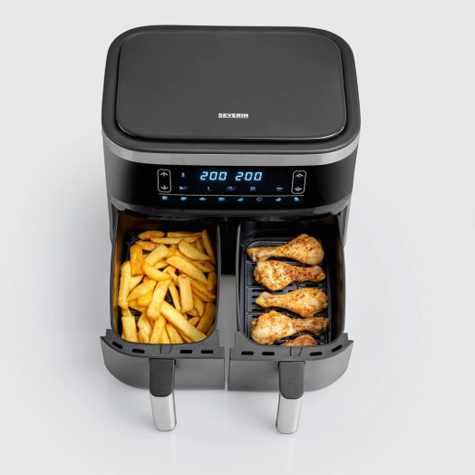 Фритюрниця Severin DUO FR 2453 2850 Вт 7,6 л без жиру