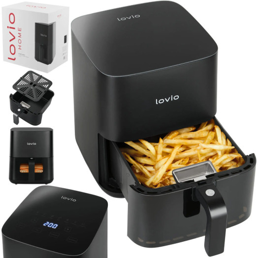 Фритюрниця Lovio Home LVAF001BK 1450W 5л без жиру