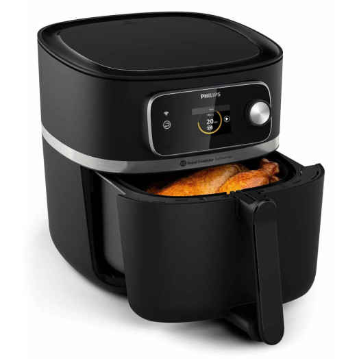 Фритюрниця Philips OVI Smart 2.0 XXL HD9880/90 2200W 8.3l Мобільний додаток + сепаратор HD9916/00