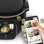 Мультиварка Tefal Cook4me Touch Wi-Fi CY9128 + кришка для зберігання XA612020, 1600 Вт, 6 л, кошик для приготування на пару