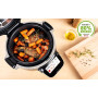 Мультиварка Tefal Cook4me Touch Wi-Fi CY9128 + кришка для зберігання XA612020, 1600 Вт, 6 л, кошик для приготування на пару