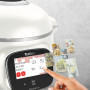 Мультиварка Tefal Cook4me Touch Pro CY9431 + кришка для зберігання XA612020 1600 Вт 6 л Кошик для приготування на пару