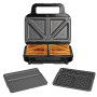 Breville VST098X Тостер 3в1 Трикутники Вафлі Panini 900 Вт