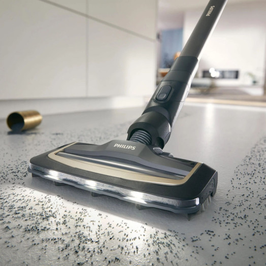 Пилосос Philips AquaTrio XW9383/01 з опцією активного прання 45 хв Функція прання Змінний акумулятор Міні-електрична щітка