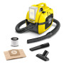 Компактний акумуляторний пилосос Karcher WD 1