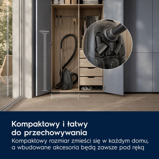 Electrolux EB51A4UG Пилосос 650W Turbo Brush Щітка для паркету