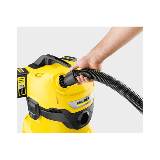 Пилосос Karcher WD 4-18 з двома акумуляторами 1.628-601.0 380 Вт