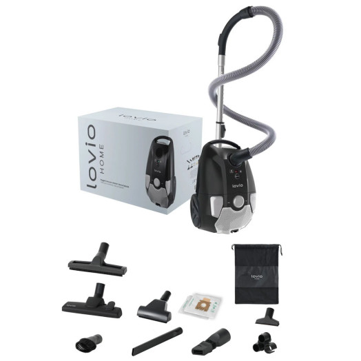 Пилосос з мішком/ Lovio Home VacuuCapsule LVBVC001 700W Турбощітка Щітка для паркету