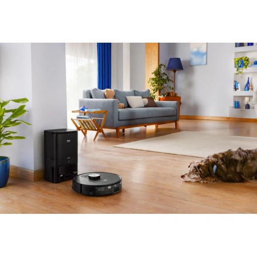 Beko RoboSmartPro VRR94314VB робот-прибиральник Функція прибирання Станція прибирання Карта приміщення 65 дБ