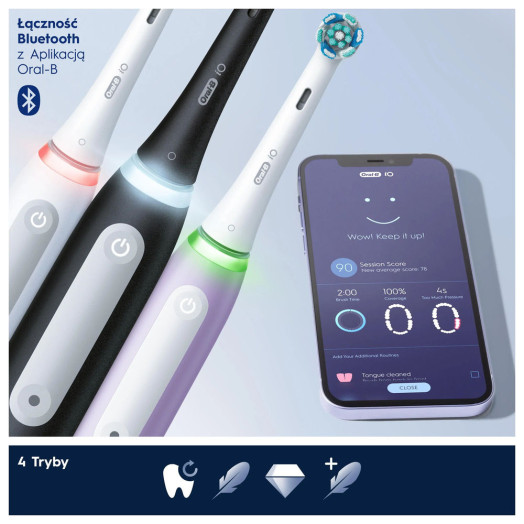 Магнітна зубна щітка Oral-B iO Series 4 Lavender