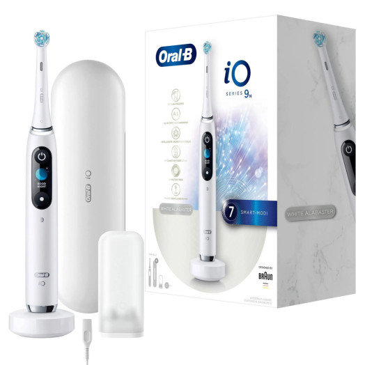 Біла магнітна зубна щітка Oral-B iO Series 9