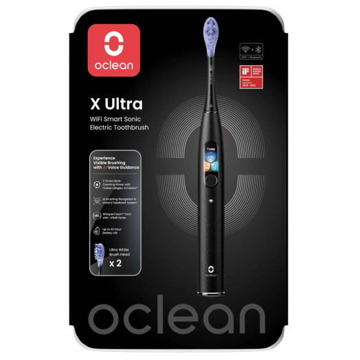 Звукова зубна щітка Oclean X Ultra Black