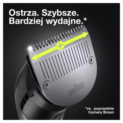 Тример Braun MGK7320 BLK/SILV 8 насадок 100хв