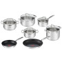 Набір каструль Tefal Duetto+ Max G732SC55 з індукційної нержавіючої сталі, 12 предметів