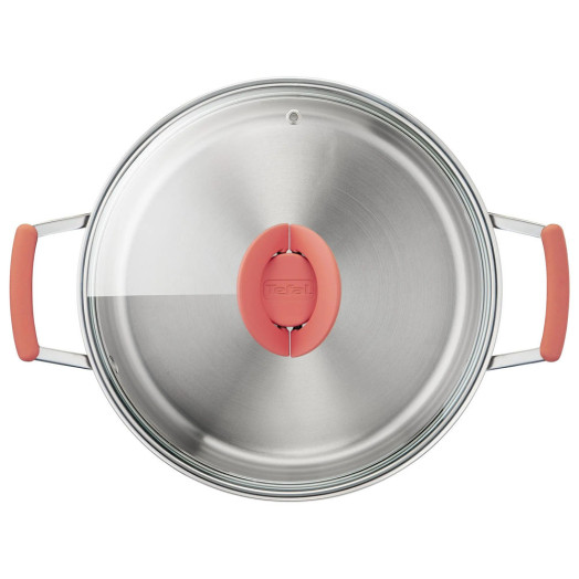 Набір каструль Tefal Optispace G720S674 з індукційної нержавіючої сталі з 6 предметів