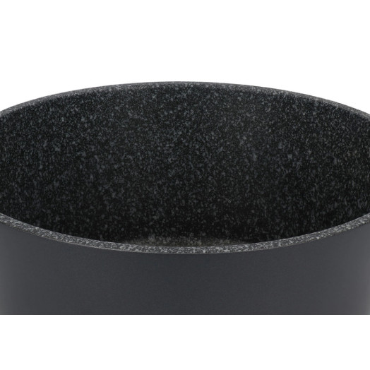 Набір індукційних алюмінієвих каструль Zwieger Black Stone 6 предметів