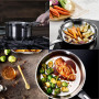 Набір каструль Tefal Daily Cook H054AS55 з індукційної нержавіючої сталі, 10 предметів
