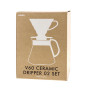 Набір Hario V60 & Pot White + сервер + фільтри