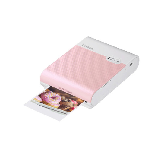 Принтер Canon Selphy Square QX10 рожевий + папір XS-20L 20шт