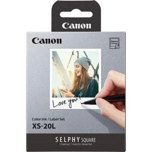 Принтер Canon Selphy Square QX10 білий + папір XS-20L 20шт