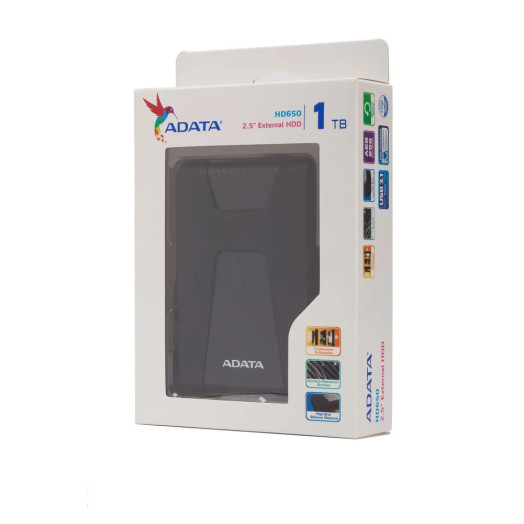 Adata DashDrive Durable HD650 1TB USB 3.0 Black
