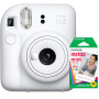 Фотоапарат Fujifilm Instax Mini 12 White + 10 шт. картриджів