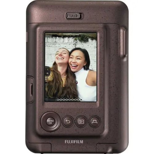 Камера Fujifilm Instax mini LiPlay коричневого кольору