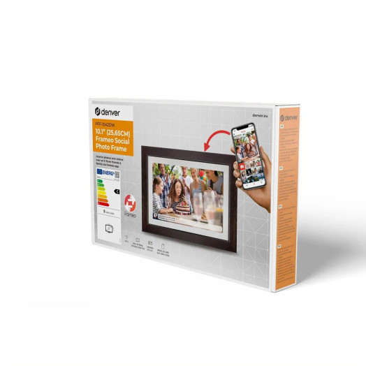Цифрова рамка Denver Frameo 10,1" PFF-1042DW коричнева