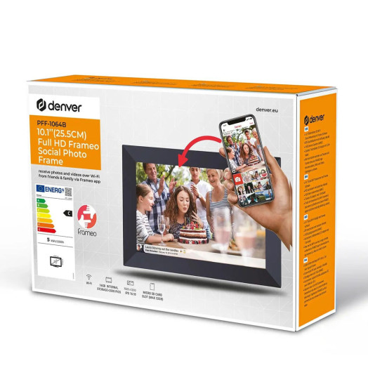 Цифрова рамка Denver Frameo 10,1" PFF-1064B чорна