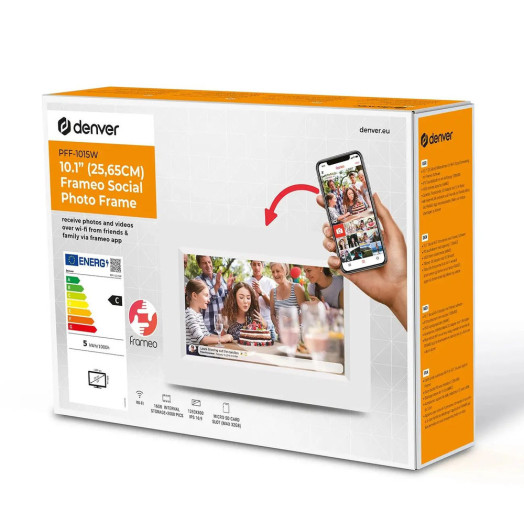 Цифрова рамка Denver Frameo 10,1" PFF-1015W біла