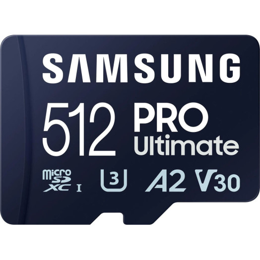 Карта пам'яті Samsung PRO Ultimate 2023 microSDXC 512 ГБ 200/130 МБ/с