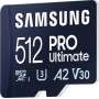 Карта пам'яті Samsung PRO Ultimate 2023 microSDXC 512 ГБ 200/130 МБ/с