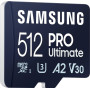 Карта пам'яті Samsung PRO Ultimate 2023 microSDXC 512 ГБ 200/130 МБ/с