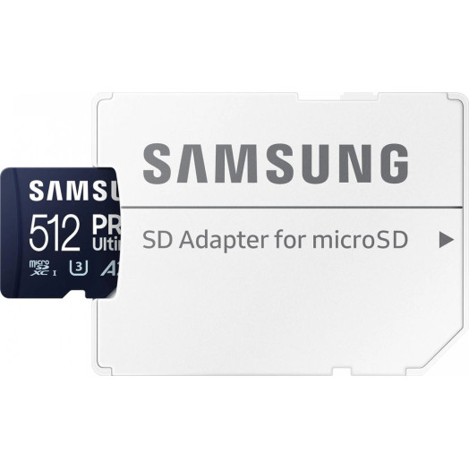 Карта пам'яті Samsung PRO Ultimate 2023 microSDXC 512 ГБ 200/130 МБ/с