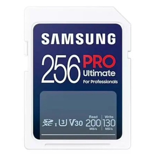 Карта пам'яті Samsung PRO Ultimate 2023 SD 256GB 200/130MB/s U3 V30 + рідер