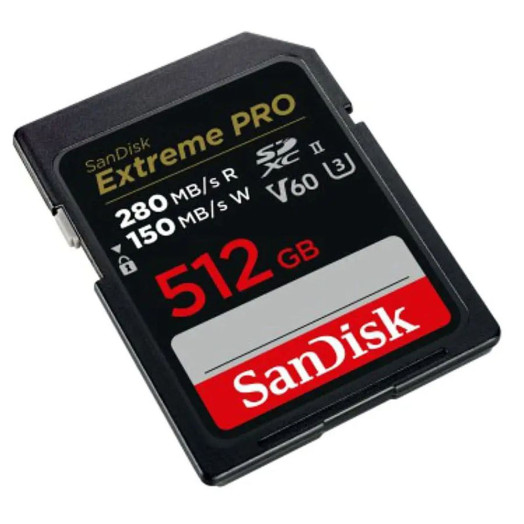 Карта пам'яті SanDisk Extreme PRO SDXC 512 ГБ 280/150 V60