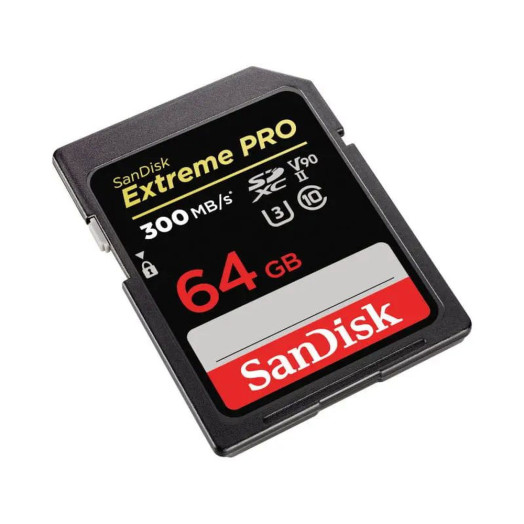 Карта пам'яті SanDisk Extreme PRO SDXC 64GB 300MB/S V90
