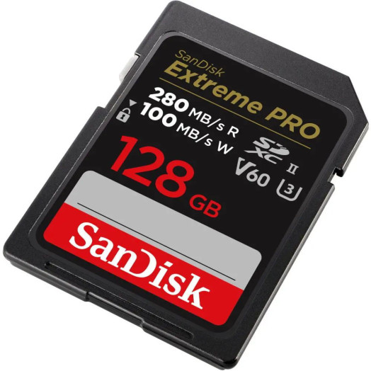 Карта пам'яті SanDisk Extreme PRO SDXC 128GB 280/90 V60