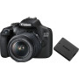 Canon EOS 2000D SLR + EF-S 18-55mm f/3.5-5.6 IS II + LP-E10