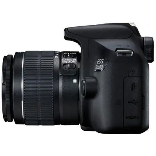 Canon EOS 2000D SLR + EF-S 18-55mm f/3.5-5.6 IS II + LP-E10